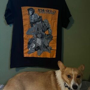 Black and Orange Cowboy Bebop Tee